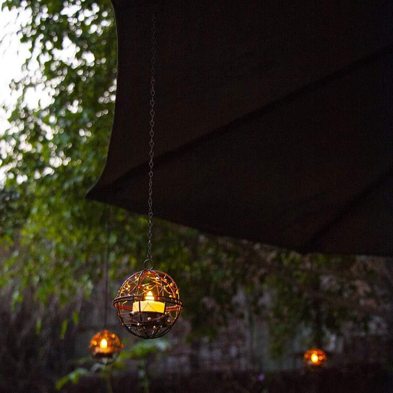Solar Hanging Lanterns (4-Pack) – Solar Powered LED Outdoor Hanging Lights, Weatherproof Decorative Garden, Patio, Yard, Backyard, Porch, and Pathway Decor