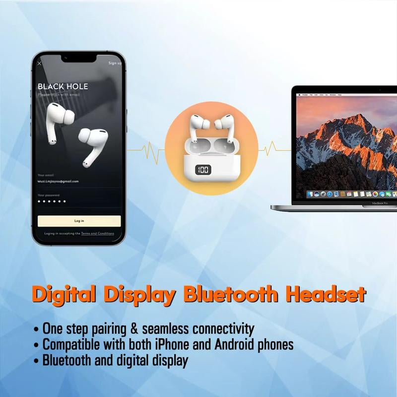 6-In-1 Magnetic Charging and Bluetooth Earphones Kit: Magsafe Battery Pack, Fast Charge, Magneticpower Bank, Wireless Charger, Type-C Tolightning Cable, Adapter & Audio Support,Compact & Portable