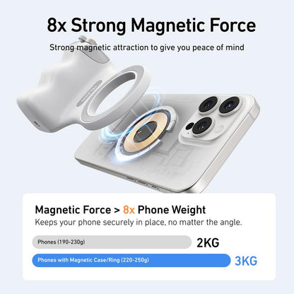 TELESIN Magnetic Phone Camera Shoot Hand Grip, Phone Holder Shooting Aid with Remote Control Handle for Iphone, HUAWEI, and Samsung Phones